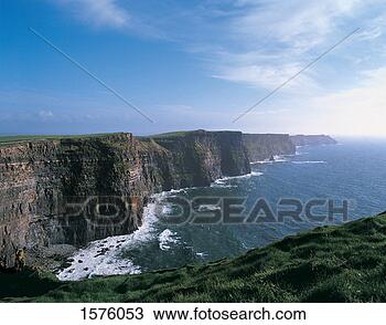 Stock Photo - cliffs of moher, 
county clare, 
ireland. fotosearch 
- search stock 
photos, pictures, 
images, and photo 
clipart