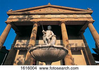 Stock Photo - fountain with 
statue of neptune, 
segesta, sicily, 
italy. fotosearch 
- search stock 
photos, pictures, 
images, and photo 
clipart