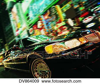 Stock Photograph - limousine on a 
city road at night. 
fotosearch - search 
stock photos, 
pictures, images, 
and photo clipart