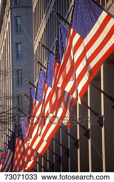 Stock Photo - 'american flags 
hung from building, 
 pennsylvania 
avenue. fotosearch 
- search stock 
photos, pictures, 
images, and photo 
clipart