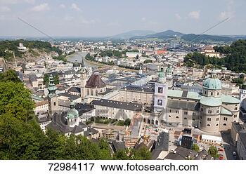 Picture - austria, salzburg, 
cityscape, elevated 
view. fotosearch 
- search stock 
photos, pictures, 
images, and photo 
clipart