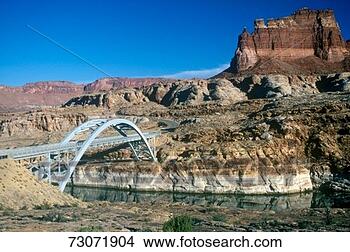 Stock Photo - bridge over colorado 
river in southern 
ut. fotosearch 
- search stock 
photos, pictures, 
images, and photo 
clipart