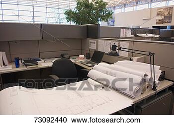 Stock Photography - business office, 
plans on desk. 
fotosearch - search 
stock photos, 
pictures, images, 
and photo clipart