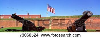 Stock Photo - 'cannons and wall 
at fort mchenry 
national monument, 
 baltimore. fotosearch 
- search stock 
photos, pictures, 
images, and photo 
clipart