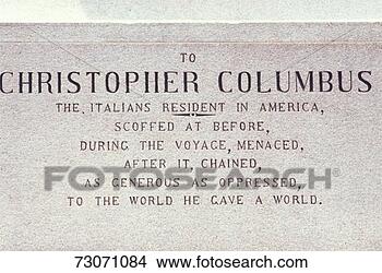 Stock Photo - 'christopher columbus 
plaque,  columbus 
circle,  new york 
city,  new. fotosearch 
- search stock 
photos, pictures, 
images, and photo 
clipart