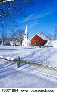 Stock Photo - 'church in peacham, 
vt in snow in 
winter'. fotosearch 
- search stock 
photos, pictures, 
images, and photo 
clipart