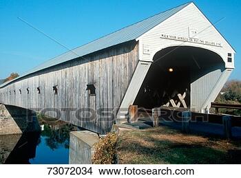Stock Photo - cornish-windsor 
covered bridge 
(world's longest 
covered bridge 
at 460. fotosearch 
- search stock 
photos, pictures, 
images, and photo 
clipart