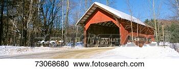 Stock Photography - 'covered bridge, 
stowe, winter, 
vermont'. fotosearch 
- search stock 
photos, pictures, 
images, and photo 
clipart