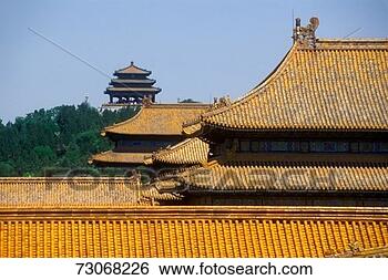 Stock Photo - 'the forbidden 
city - rooftops 
inside the palace 
area in beijing 
in. fotosearch 
- search stock 
photos, pictures, 
images, and photo 
clipart