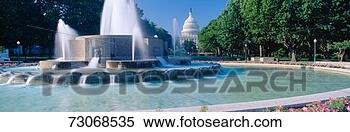 Stock Image - 'fountain and 
us capitol building 
in morning, washington 
dc'. fotosearch 
- search stock 
photos, pictures, 
images, and photo 
clipart
