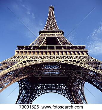 Stock Photo - france, paris, 
eiffel tower, 
low angle view. 
fotosearch - search 
stock photos, 
pictures, images, 
and photo clipart