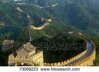 Stock Photo - 'the great wall 
at mutianyu in 
beijing in hebei 
province,  people's. 
fotosearch - search 
stock photos, 
pictures, images, 
and photo clipart