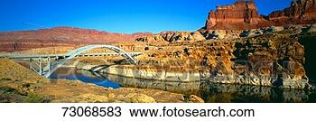 Stock Photo - hite overlook 
and cataract canyon 
bridge over colorado 
river. fotosearch 
- search stock 
photos, pictures, 
images, and photo 
clipart