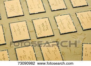 Stock Photo - hyakunin-isshu 
card game. fotosearch 
- search stock 
photos, pictures, 
images, and photo 
clipart