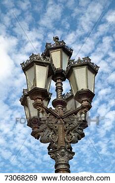 Stock Photograph - 'lampposts and 
blue sky with 
puffy clouds in 
havana, cuba'. 
fotosearch - search 
stock photos, 
pictures, images, 
and photo clipart