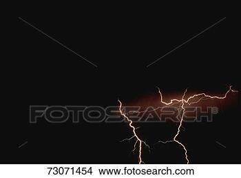 Stock Photo - lightning bolt 
in the night sky. 
fotosearch - search 
stock photos, 
pictures, images, 
and photo clipart