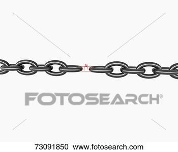 Stock Photography - metal chain held 
together by thin 
thread. fotosearch 
- search stock 
photos, pictures, 
images, and photo 
clipart