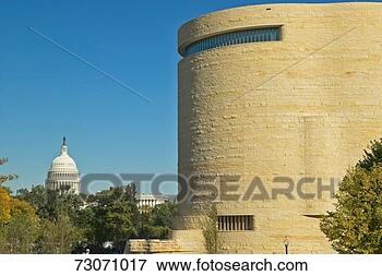Picture - 'national museum 
of the american 
indian and us 
capitol,  smithsonian. 
fotosearch - search 
stock photos, 
pictures, images, 
and photo clipart