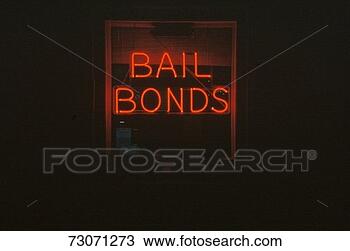 Stock Photo - a neon sign that 
reads  bail bonds 
. fotosearch - 
search stock photos, 
pictures, images, 
and photo clipart