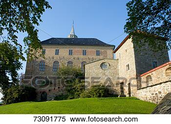 Stock Image - norway, oslo, 
akershus fortress 
and castle. fotosearch 
- search stock 
photos, pictures, 
images, and photo 
clipart