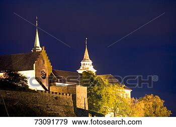 Stock Photograph - norway, oslo, 
akershus fortress 
and castle. fotosearch 
- search stock 
photos, pictures, 
images, and photo 
clipart