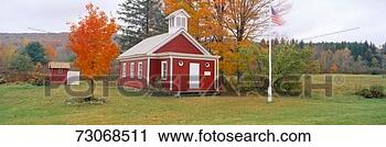 Stock Photography - 'one-room schoolhouse 
in austerlitz 
from 1852, new 
york state'. fotosearch 
- search stock 
photos, pictures, 
images, and photo 
clipart