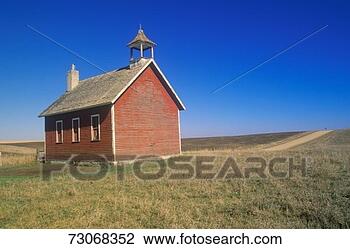 Stock Photo - 'one room schoolhouse 
on the prairie, 
battlefield, mn'. 
fotosearch - search 
stock photos, 
pictures, images, 
and photo clipart
