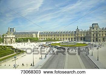 Stock Photo - 'painting of the 
louvre museum, 
louvre, paris, 
france'. fotosearch 
- search stock 
photos, pictures, 
images, and photo 
clipart