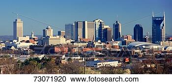 Stock Photography - 'panoramic view 
of nashville, 
tennessee skyline 
in morning light'. 
fotosearch - search 
stock photos, 
pictures, images, 
and photo clipart