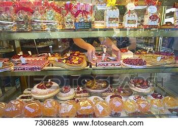 Stock Image - 'pastry shop window 
in aix en provence, 
france'. fotosearch 
- search stock 
photos, pictures, 
images, and photo 
clipart