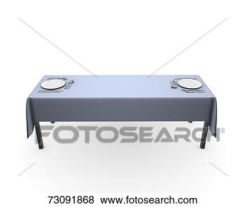 Stock Photo - place settings 
at opposite ends 
of long table. 
fotosearch - search 
stock photos, 
pictures, images, 
and photo clipart