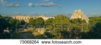 Stock Photo - 'pyramid of the 
magician,  mayan 
ruin and pyramid 
of uxmal in the. 
fotosearch - search 
stock photos, 
pictures, images, 
and photo clipart