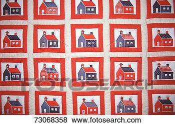 Stock Photo - 'quilt with farmhouse 
pattern, los angeles 
county fair'. 
fotosearch - search 
stock photos, 
pictures, images, 
and photo clipart