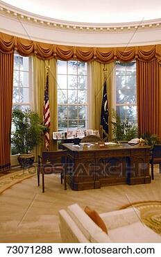 Stock Photo - replica of the 
white house oval 
office at the 
ronald w reagan. 
fotosearch - search 
stock photos, 
pictures, images, 
and photo clipart
