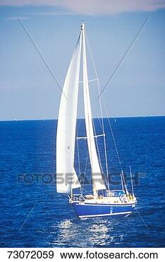 Stock Photograph - 'a sailboat in 
the pacific ocean 
in los angeles, 
ca'. fotosearch 
- search stock 
photos, pictures, 
images, and photo 
clipart