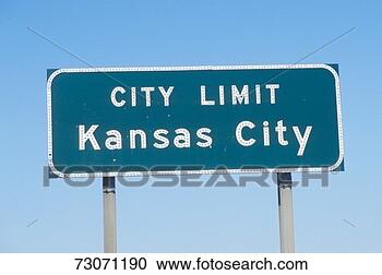 Stock Photography - a sign that reads 
 city limit kansas 
city . fotosearch 
- search stock 
photos, pictures, 
images, and photo 
clipart