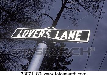 Stock Photography - a sign that reads 
 lovers lane . 
fotosearch - search 
stock photos, 
pictures, images, 
and photo clipart