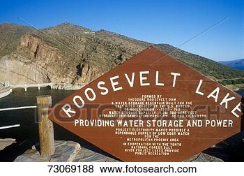 Stock Photo - 'sign at theodore 
roosevelt dam 
at theodore roosevelt 
lake, az'. fotosearch 
- search stock 
photos, pictures, 
images, and photo 
clipart
