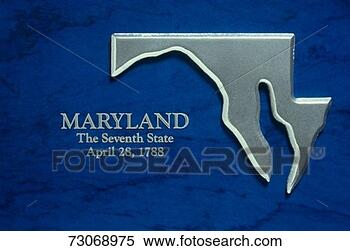 Stock Image - silver map of 
maryland. fotosearch 
- search stock 
photos, pictures, 
images, and photo 
clipart