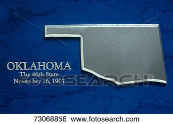 Stock Photo - silver map of 
oklahoma. fotosearch 
- search stock 
photos, pictures, 
images, and photo 
clipart