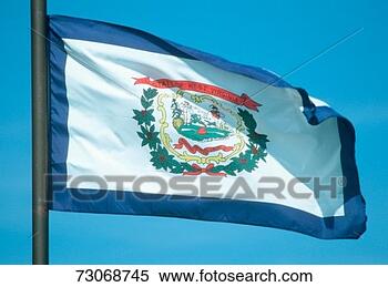 Stock Image - state flag of 
west virginia. 
fotosearch - search 
stock photos, 
pictures, images, 
and photo clipart
