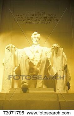 Stock Image - 'statue of lincoln 
in the lincoln 
memorial, washington, 
dc'. fotosearch 
- search stock 
photos, pictures, 
images, and photo 
clipart