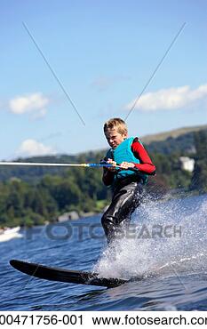 Stock Photography - teenage boy (13-15) 
waterskiing. fotosearch 
- search stock 
photos, pictures, 
images, and photo 
clipart