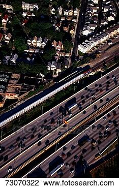 Stock Photo - this is an aerial 
view of the interstate 
highway 90/94 
during rush. fotosearch 
- search stock 
photos, pictures, 
images, and photo 
clipart