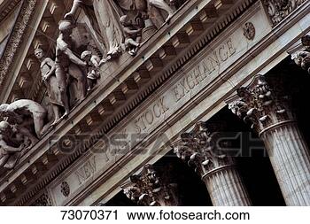 Stock Photography - this is the exterior 
of the new york 
stock exchange 
on wall street. 
fotosearch - search 
stock photos, 
pictures, images, 
and photo clipart