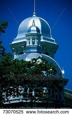 Stock Image - this is the historic 
state capitol 
building it has 
two silver domes. 
fotosearch - search 
stock photos, 
pictures, images, 
and photo clipart