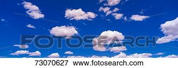 Picture - this is an image 
of a blue sky 
with white puffy 
clouds scattered. 
fotosearch - search 
stock photos, 
pictures, images, 
and photo clipart
