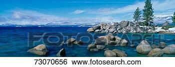 Stock Photo - this is lake tahoe 
after a winter 
snow storm there 
is a full moon. 
fotosearch - search 
stock photos, 
pictures, images, 
and photo clipart