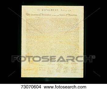 Stock Photo - this shows the 
original declaration 
of independence 
in its entirety. 
fotosearch - search 
stock photos, 
pictures, images, 
and photo clipart