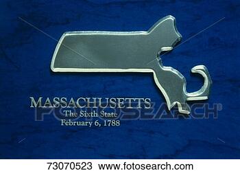Stock Photo - 'this is a silver 
map of the state 
of massachusetts 
it is against 
a. fotosearch 
- search stock 
photos, pictures, 
images, and photo 
clipart
